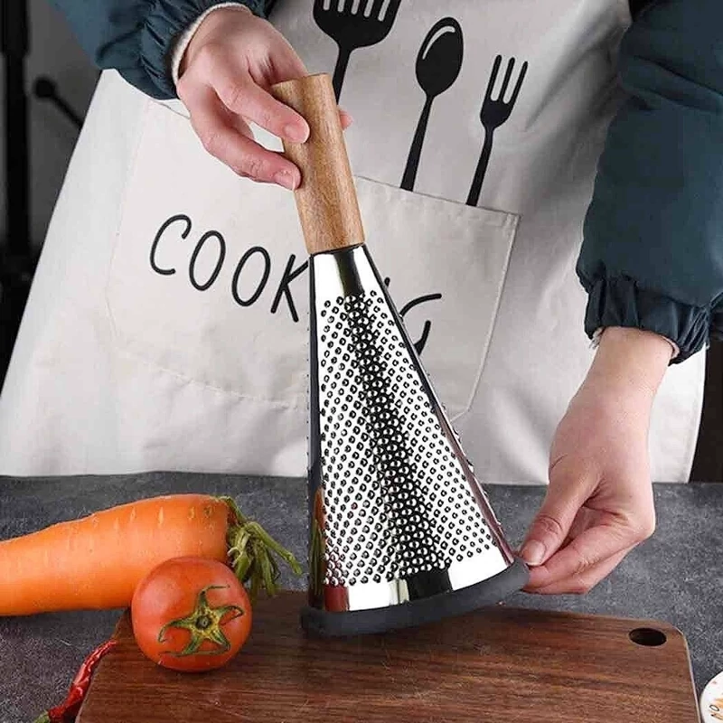 رنده مخروطی دسته چوبی شنگیا