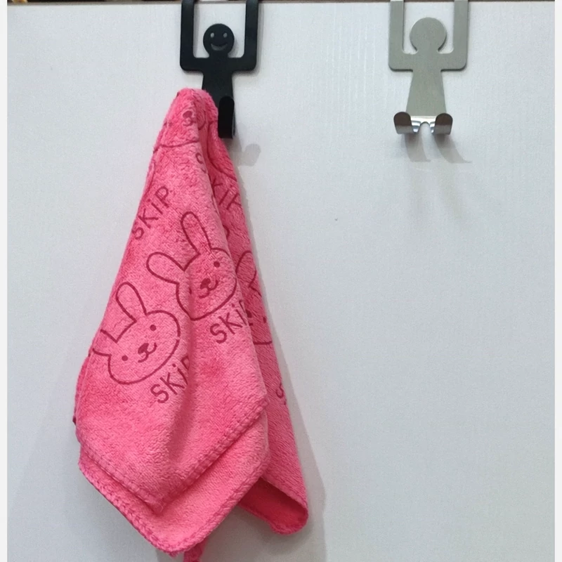 آویز حوله کابینتی استیل من طرح آدمک (تک عددی)