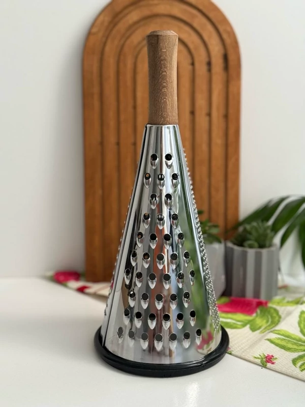 رنده مخروطی دسته چوبی شنگیا