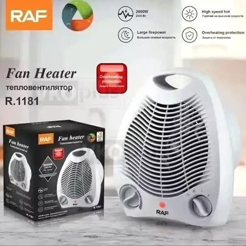 هیتر برقی بخاری برقی رومیزی فن دار راف وارداتی مدل R.1181