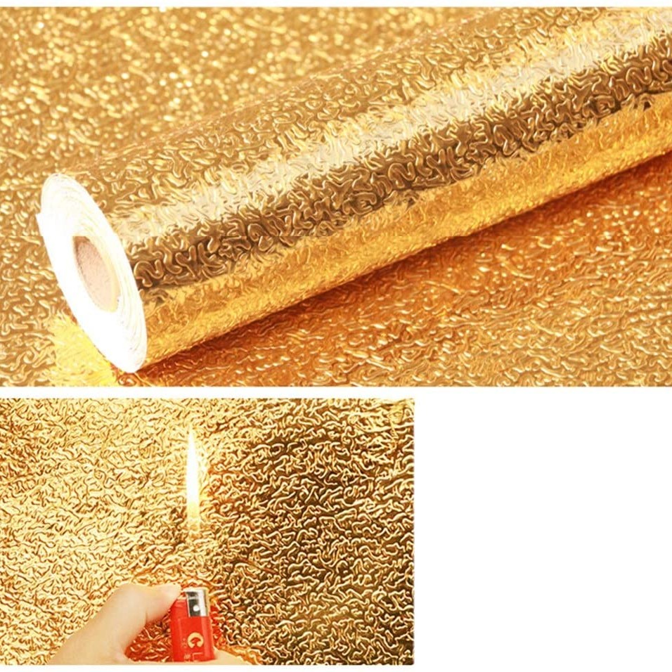 فویل کابینت طلایی چسبدار 2.5متری