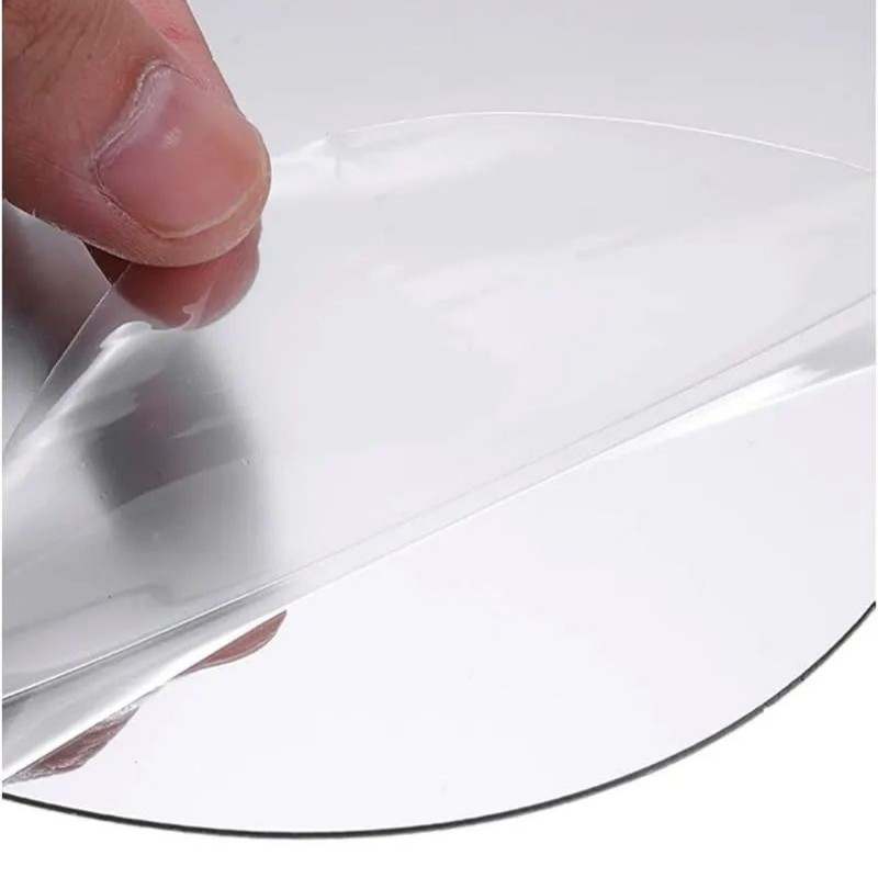 آینه نشکن بیضی چسبی glass