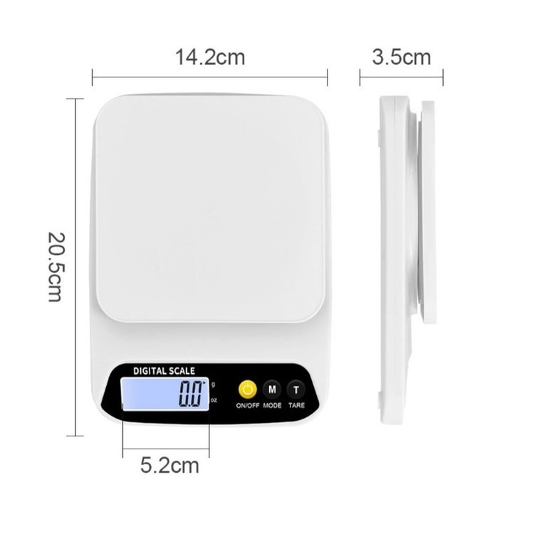 ترازو آشپزخانه 10 کیلویی مدل c500