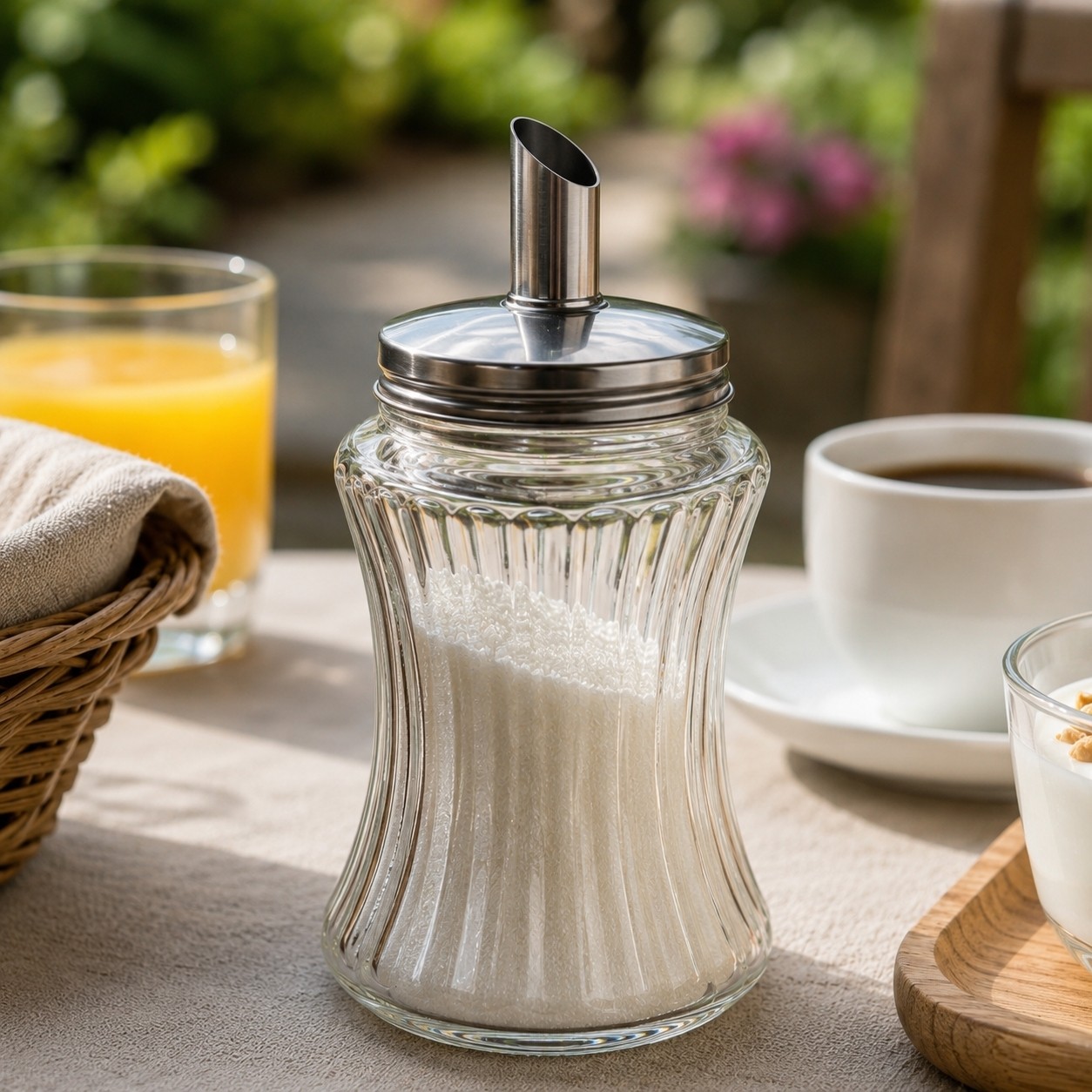 شکر پاش شیشه ای طرح پرشیا شکرپاش شیشه ای