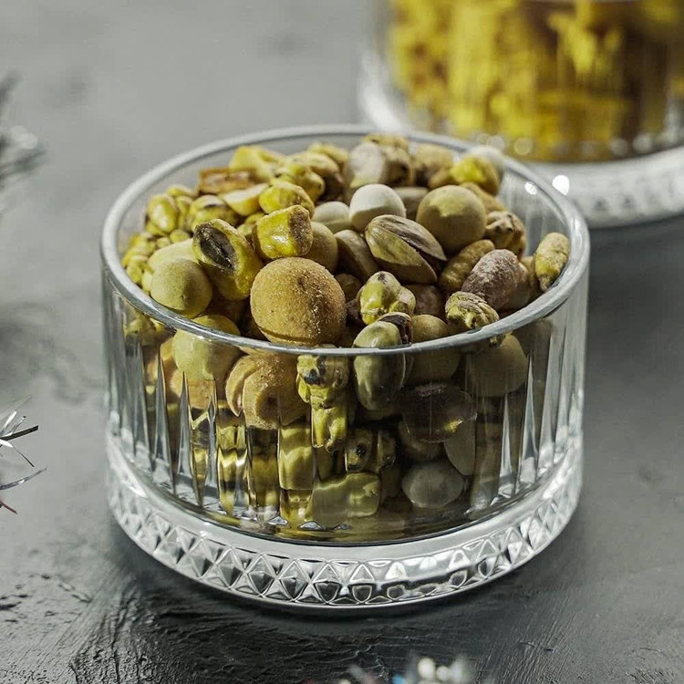 پیاله دسر خوری گرد طرح اسلو قطر 8 سانت بسته 6عددی