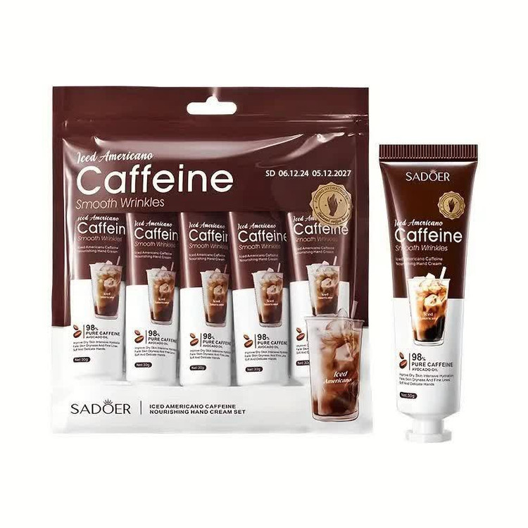 کرم مرطوب کننده و معطر کافئین بسته 5عددی