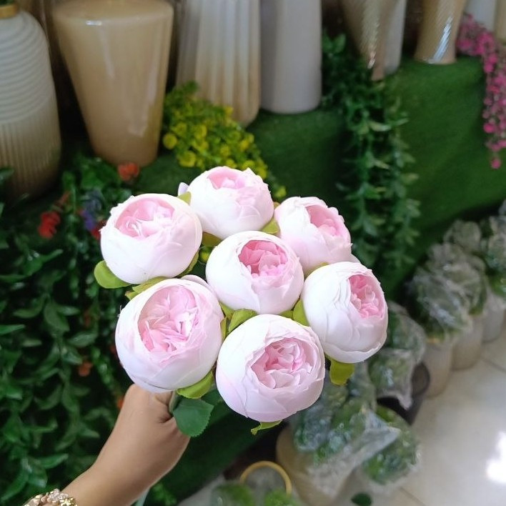 شاخه گل مصنوعی پیونی