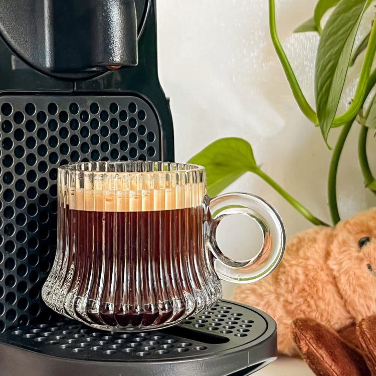 شات قهوه خوری طرح سانتورینی بسته 6عددی فنجان قهوه خوری