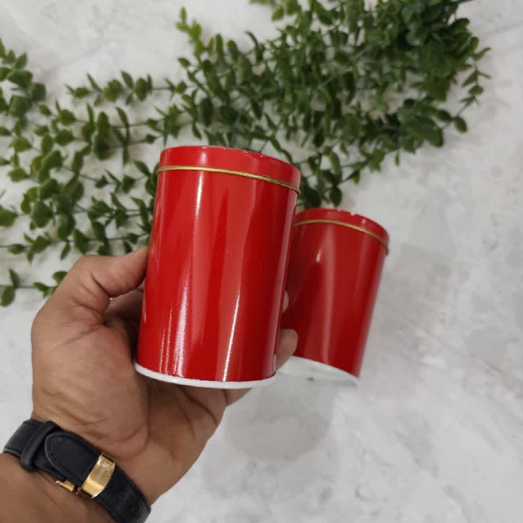 قوطی فلزی رنگی