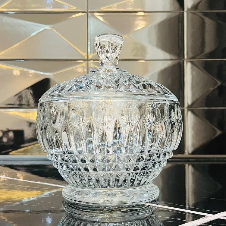 شکلات خوری شیشه ای طرح دنیز