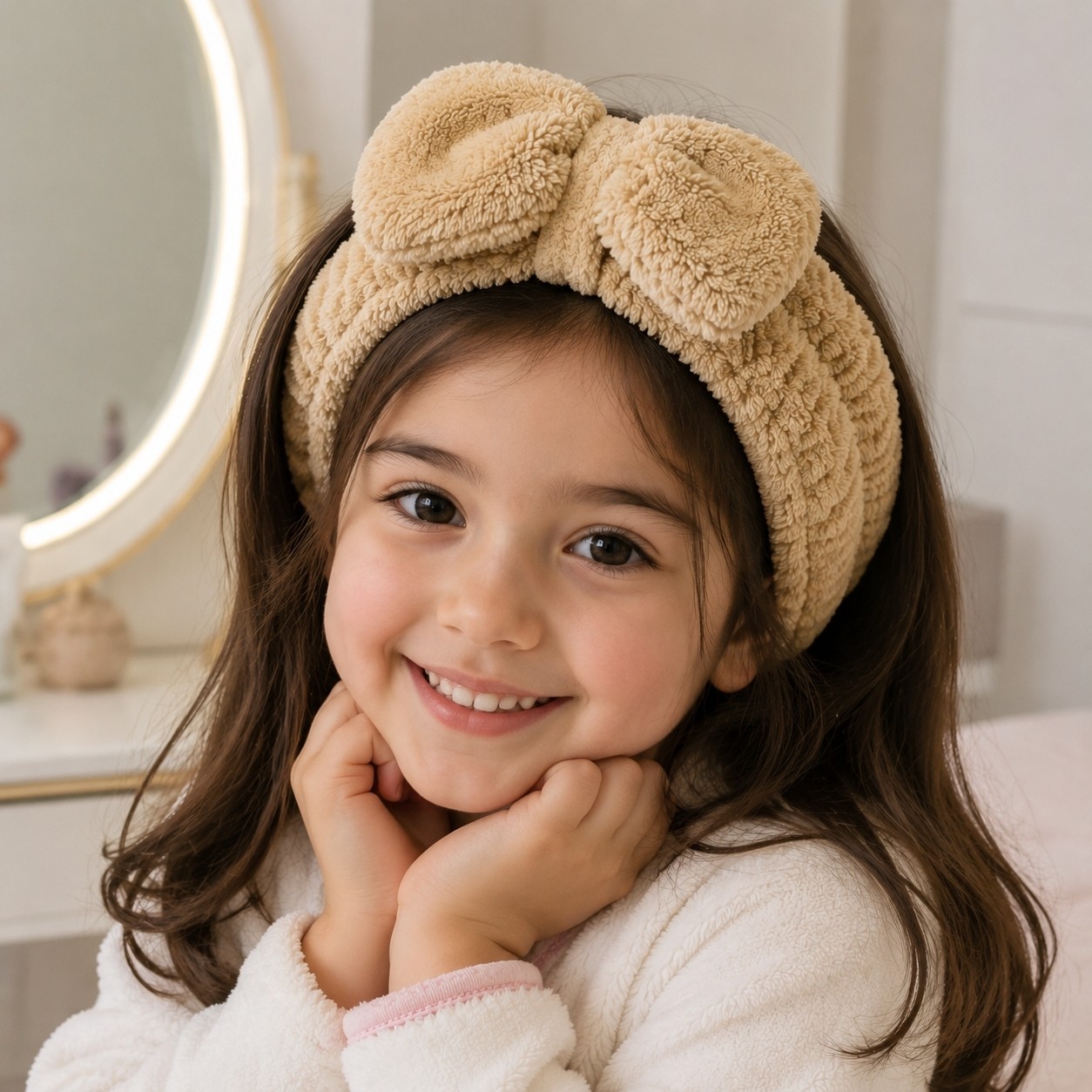 هدبند حوله ای پاپیون