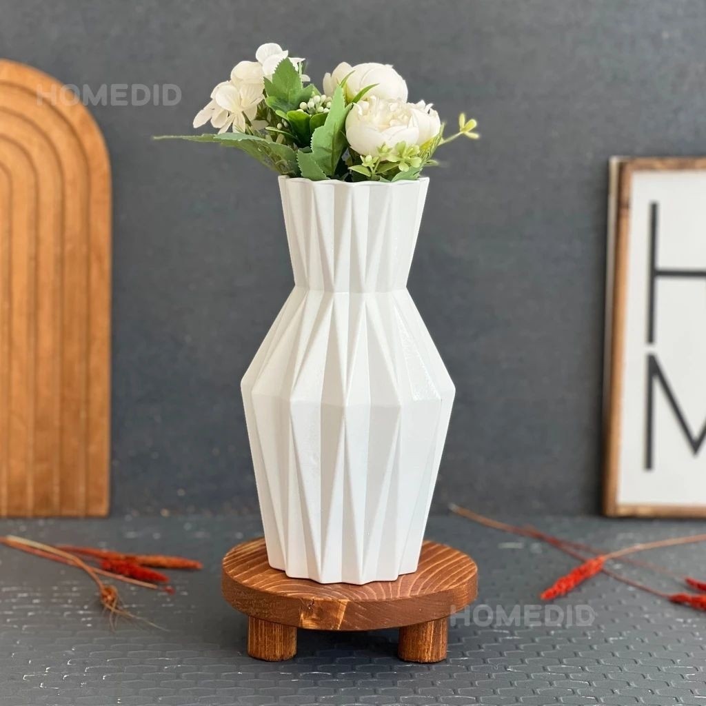 گلدان شیشه ای رنگی طرح کژال