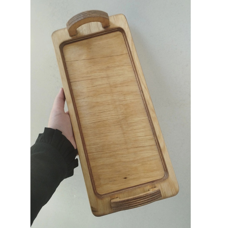 رولت خوری دسته دار رولت خوری چوبی سایز بزرگ