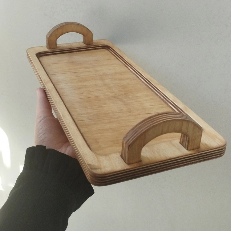 رولت خوری دسته دار رولت خوری چوبی سایز بزرگ