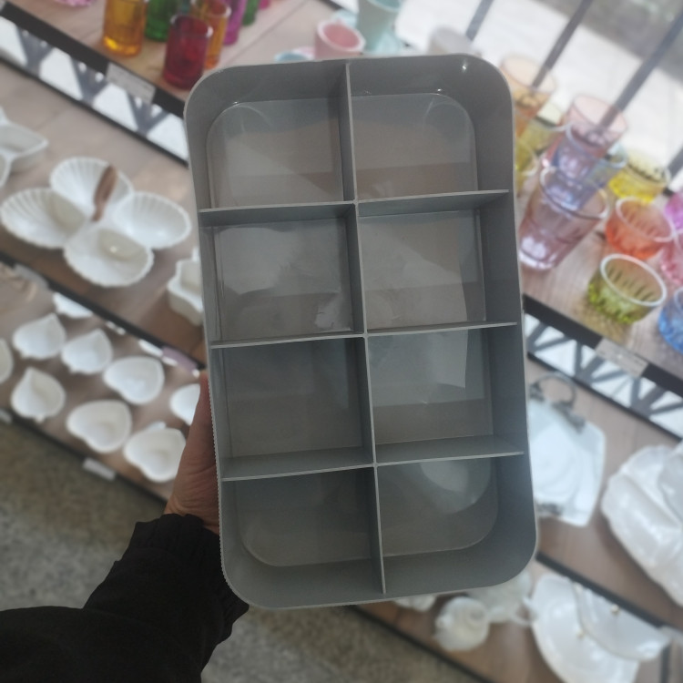 نظم دهنده لوازم آرایشی هشت خانه پلاستیکی