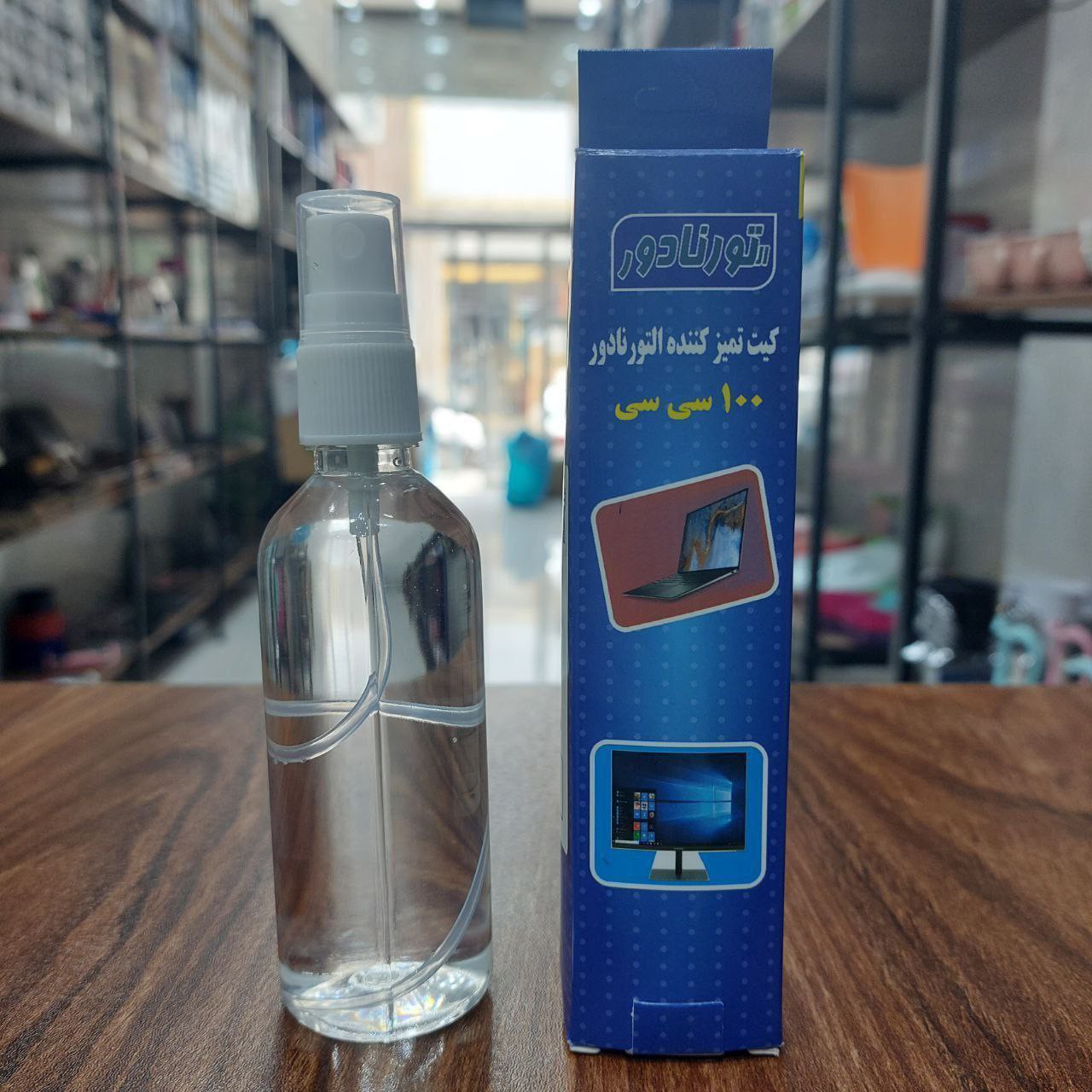 اسپری تمیز کننده تلوزیون اسپری ال سی دی حجم 100 میل کیت تمیز کننده مانیتور