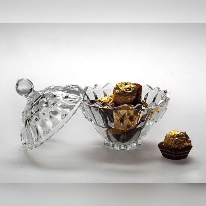 قندان شیشه ای مدل مانیلا