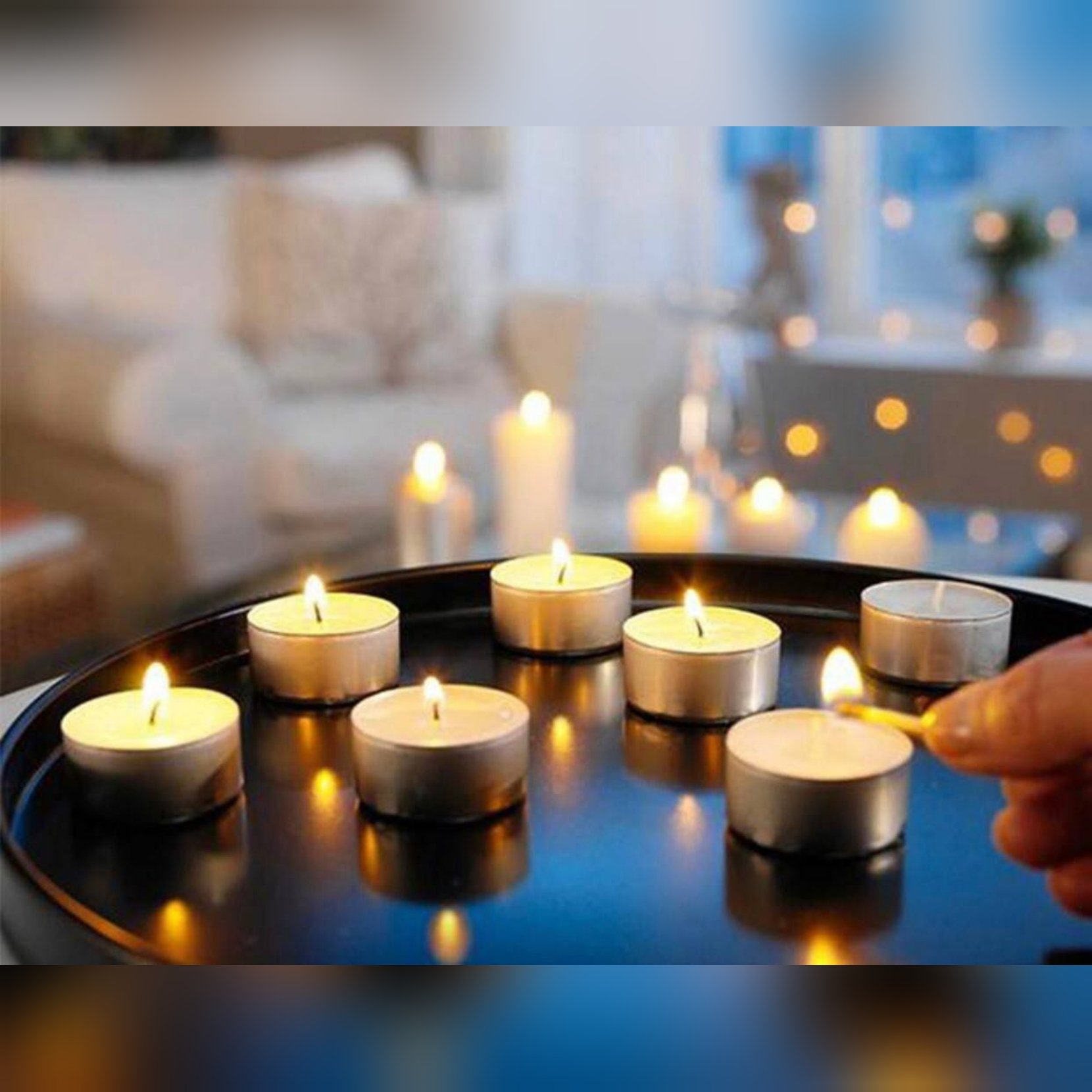 شمع وارمر گرد بسته 50 عددی