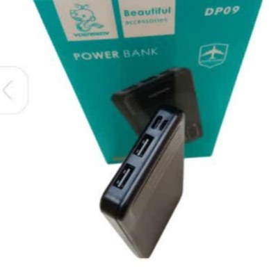 پاور بانک فست شارژ denman ظرفیت 10 هزار میلی آمپر رنگ مشکی
