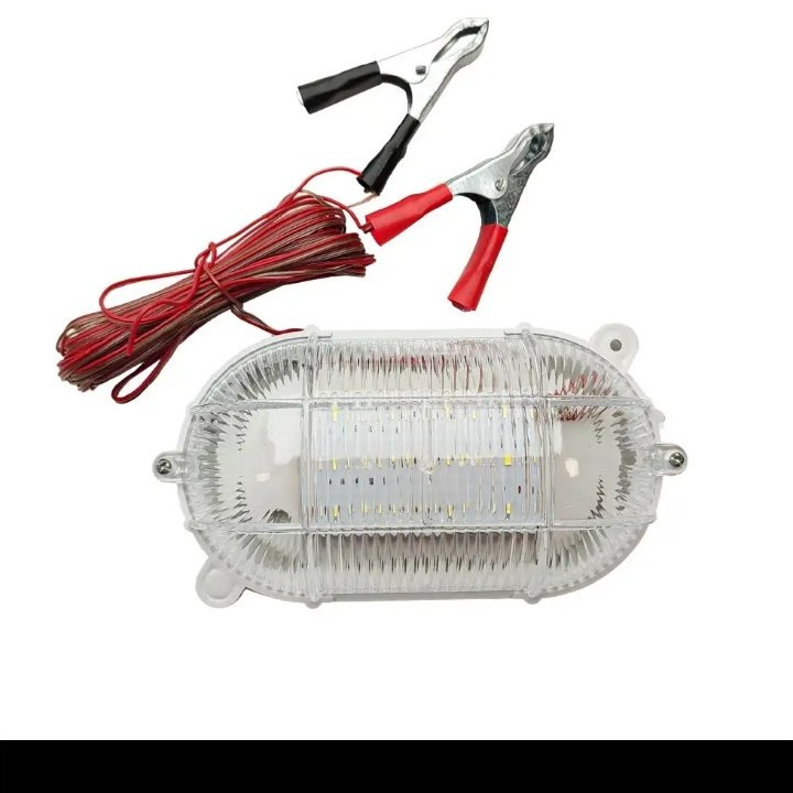 چراغ سیار خودروتک مدل 12v LED مخصوص سرباتری کد1