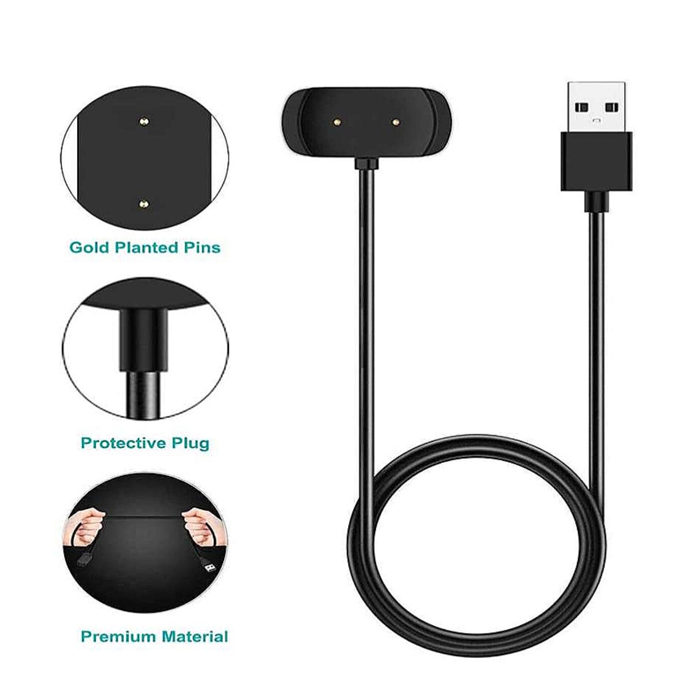 کابل شارژ ساعت هوشمند شیائومی امیزفت   Amazfit BIP U PRO کد2 موجود است