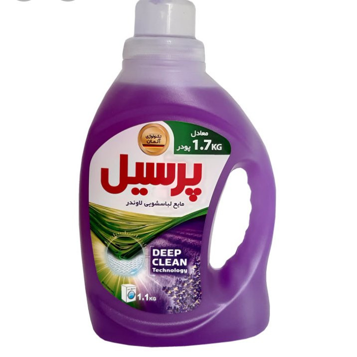 مایع لباسشویی پرسیل لاوندر ماشینی صورتی 1. 1 کیلو