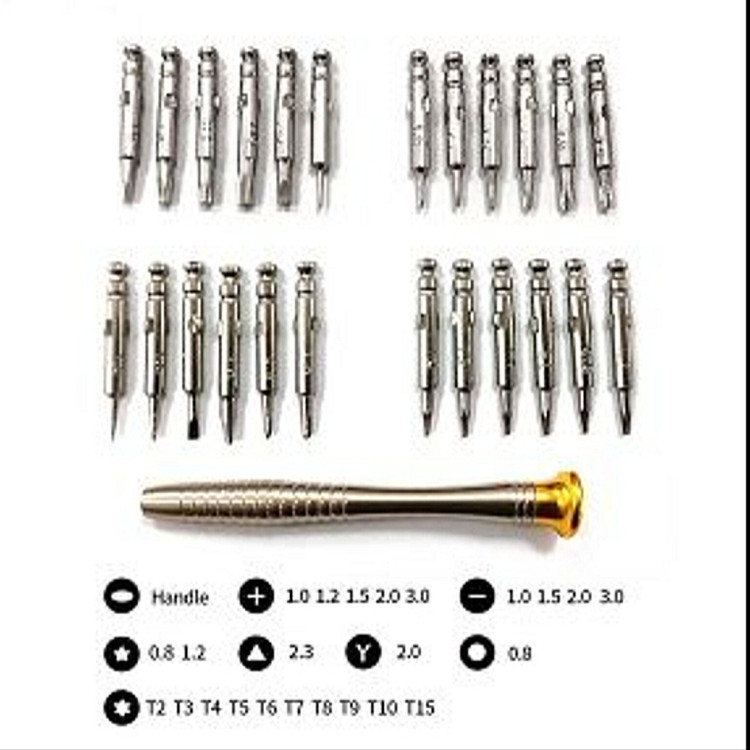 پیچ گوشتی کیفی25 عددی راحت داخل جیب جا میشه