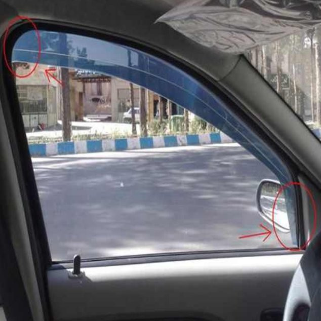 بادگیر شیشه خودرو اصلی مناسب خودرو پژو پارس پارس بسته دوعددیghu786