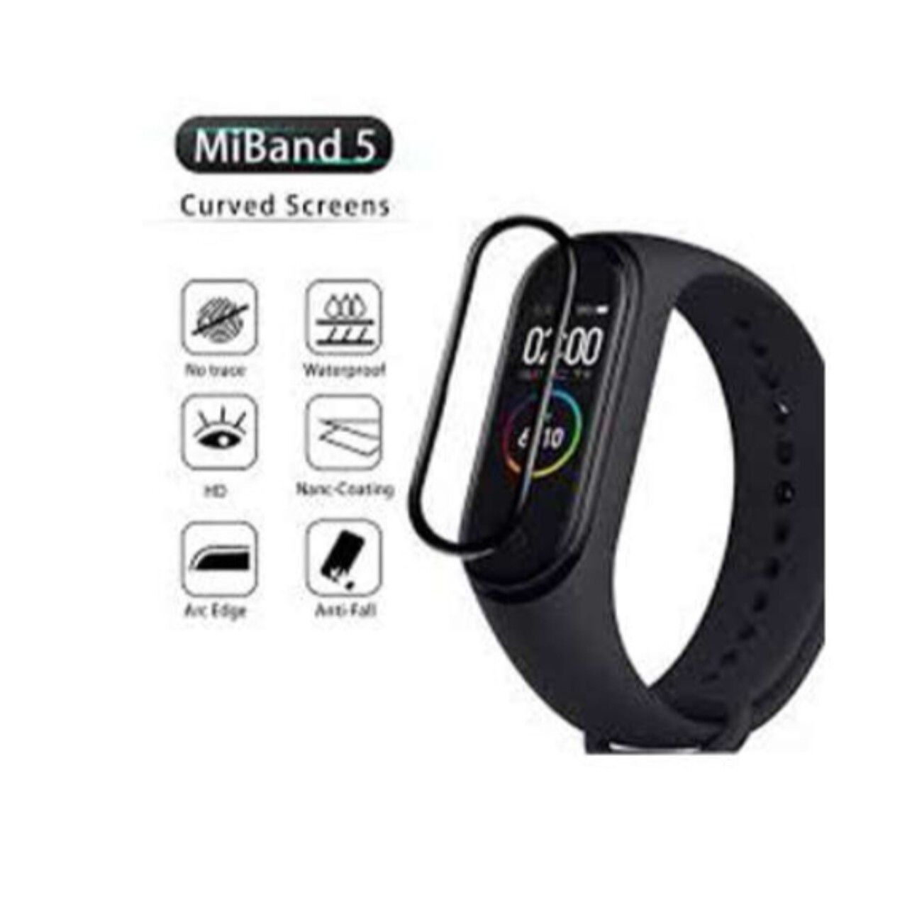 محافظ صفحه نمایش مناسب برای مچ بند هوشمند شیائومی Mi Band 5