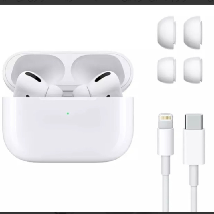 هدفون بی سیم طرح اپل Air pods pro بامحفظه شارژ رنگ سفید
