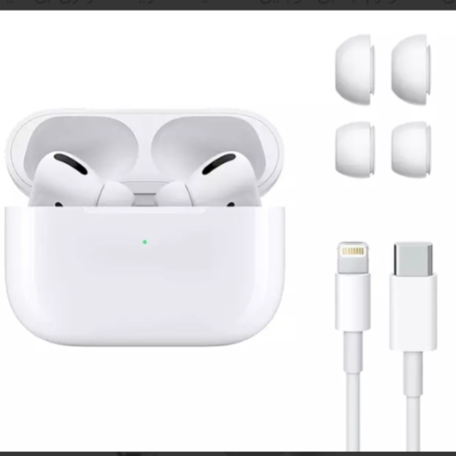 هدفون بی سیم طرح اپل Air pods pro بامحفظه شارژ رنگ سفید