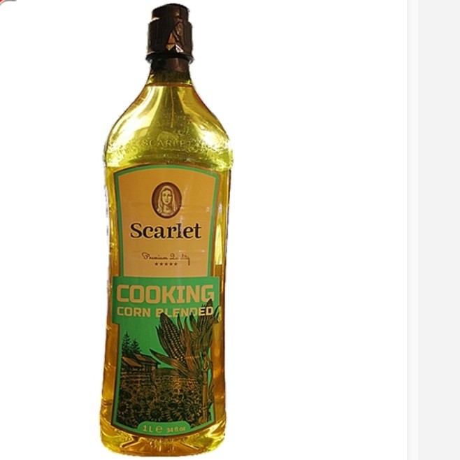 روغن پخت و پز ذرت اسکارلت وزن 1 لیتر اصلی کیفیت عالی