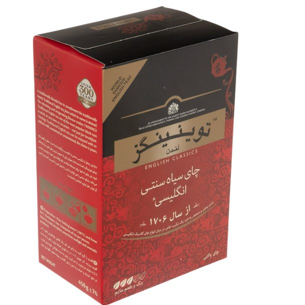 چای سیاه سنتی انگلیسی توینینگز مقدار 450 گرم موجوده کد