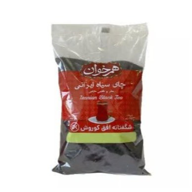 چای سیاه شکسته ایرانی همخوان وزن 450 گرم موجوده