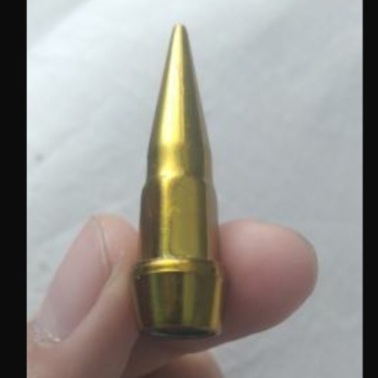 سر والف لاستیک خودرو موتور سیکلت طلایی مجموعه 4عددی شیک و زیبا