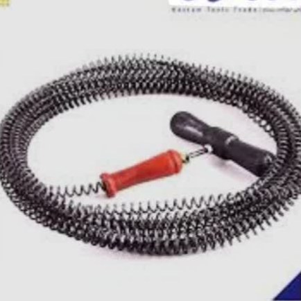 فنر لوله بازکنی دستی 10 متر دسته دار کد1