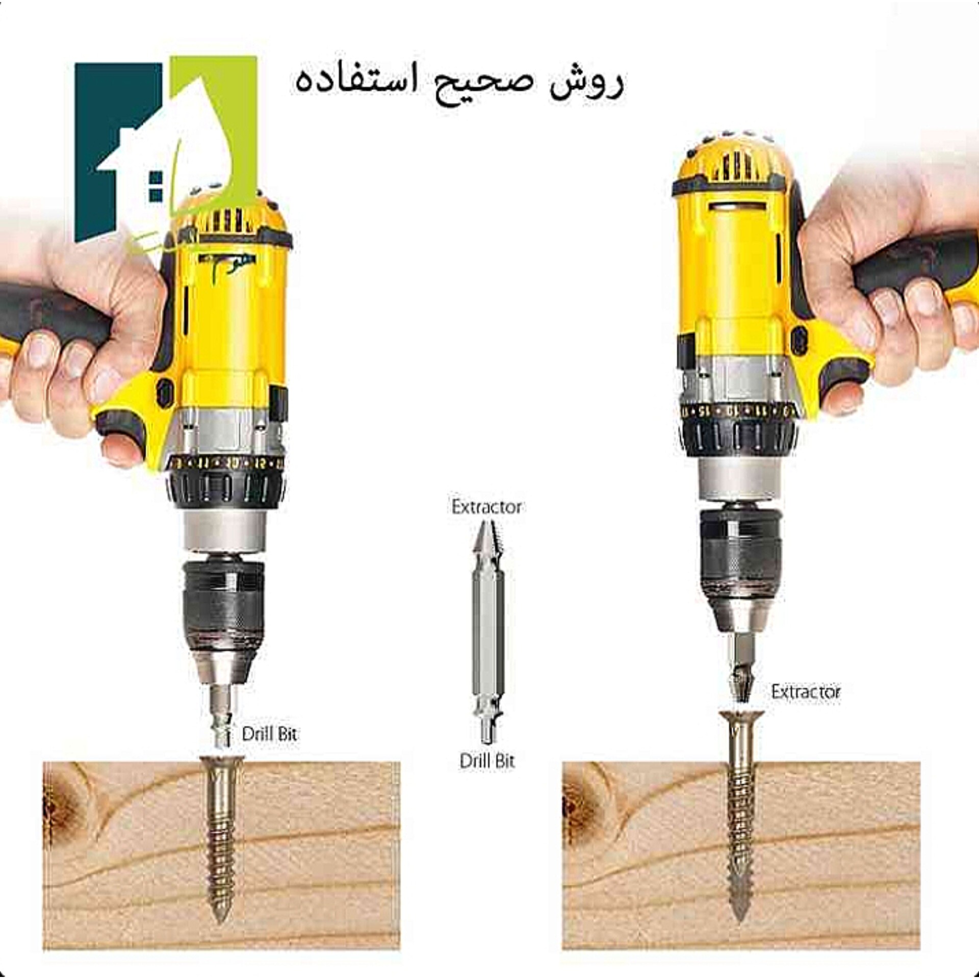 مته قلاویز چپ گرد پیچ هرز بازکن کیفیت عالی 5 عدد درجه دو