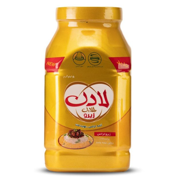 روغن نیمه جامد لادن طلایی وزن 2.7 کیلوگرم کیفیت عالی