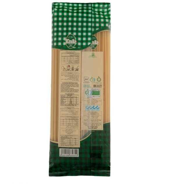 ماکارونی حاوی ویتامین تک قطر 1/2 ماکارون مقدار 700 گرم