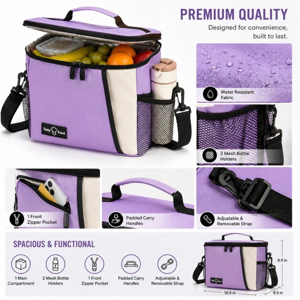 کیف ظرف غذا مینیمال مدل TASTY