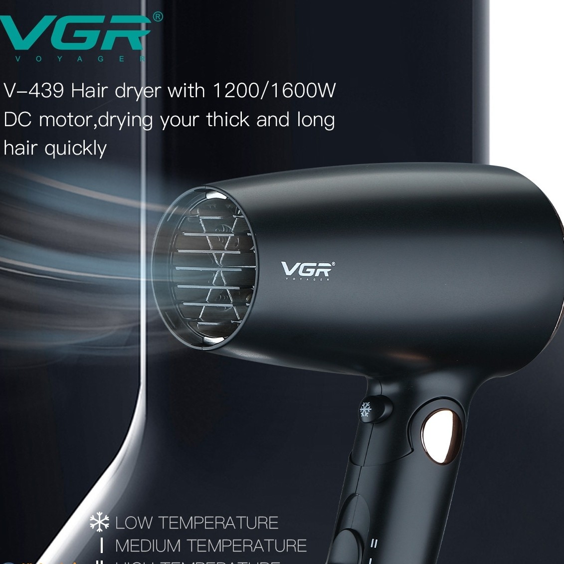 سشوار وی جی آر مدل V-439