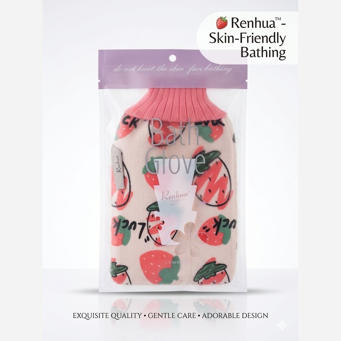لیف حمام لایه بردار دستکشی (Bath Glove) طرح متنوع