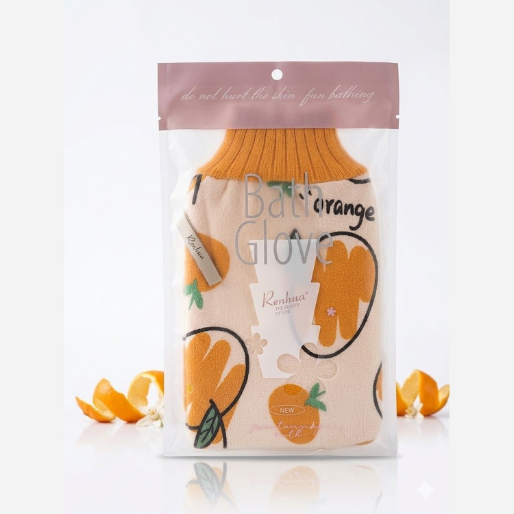 لیف حمام لایه بردار دستکشی (Bath Glove) طرح متنوع