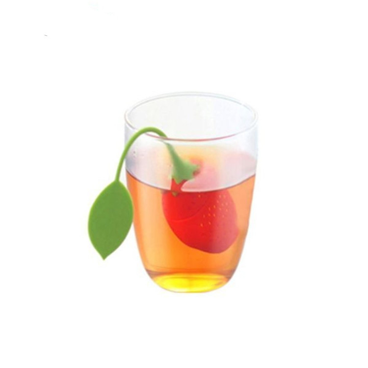 دمنوش ساز سیلیکونی مدل توت فرنگی و لیمو