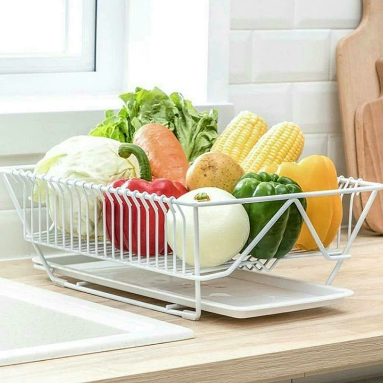 آبچکان فلزی طرح ایکیا به همراه یک عدد سینی رنگ های مشکی و سفید