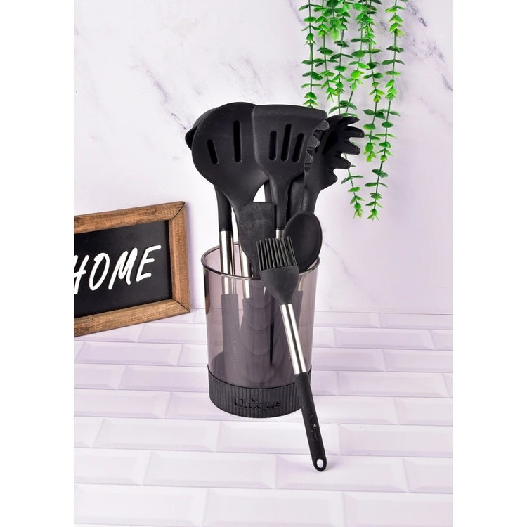 ست کفگیر و ملاقه یونیک استیل 10 پارچه un-1165