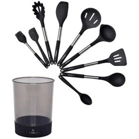 ست کفگیر و ملاقه یونیک استیل 10 پارچه un-1165
