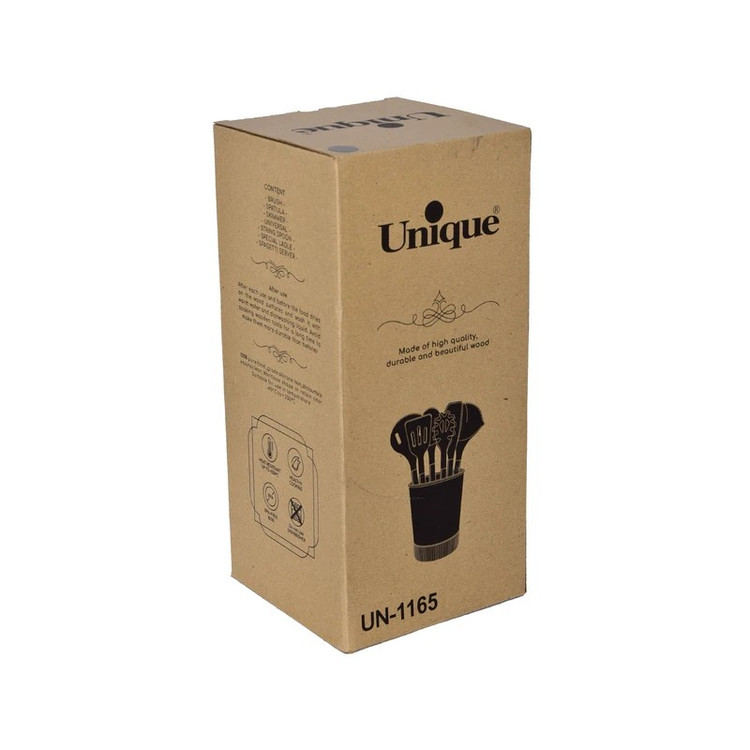 ست کفگیر و ملاقه یونیک استیل 10 پارچه un-1165