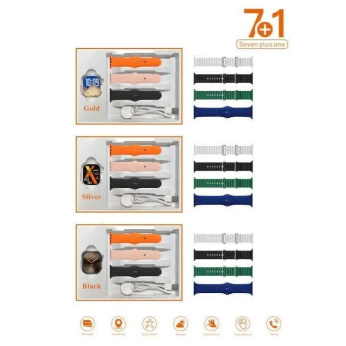 ساعت هوشمند7 بند اولترا مدل KW28 Ultra3