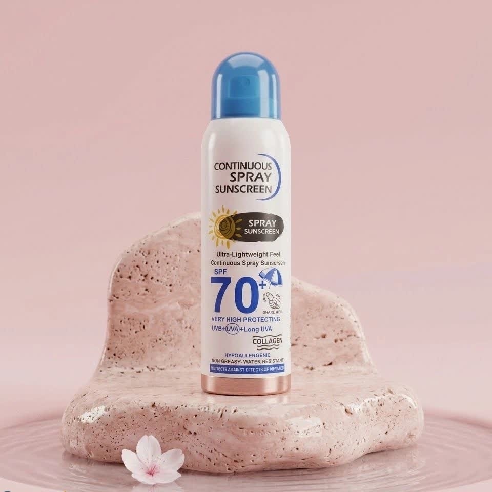 اسپری ضد آفتاب سفید کننده وکالی (230میل) SPF70